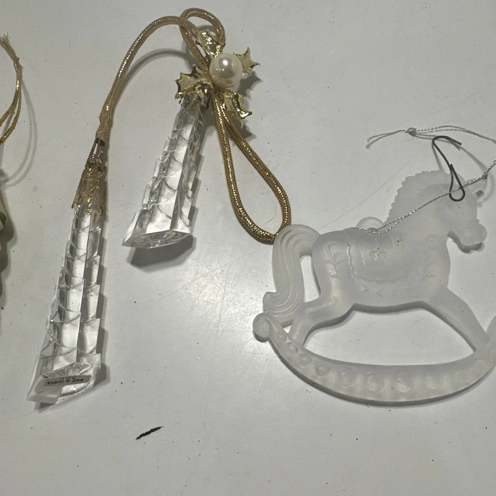 5 christmas‎ ornaments lot